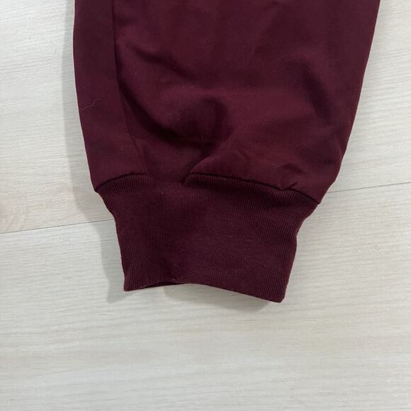 Figs Women's Drawstring Waist Zamora Jogger Scrub Pant Size Large Burgundy - Picture 5 of 14